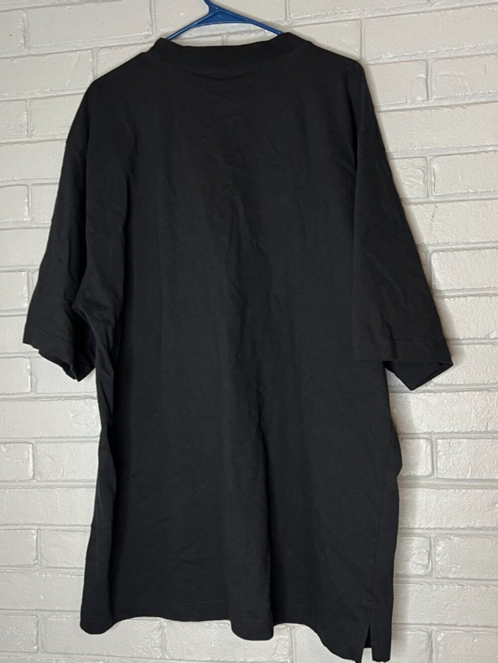 Vintage Raw Blue Embroidered Gold and Red Short Sleeve Graphic Tee Size 2XL - Picture 10 of 12